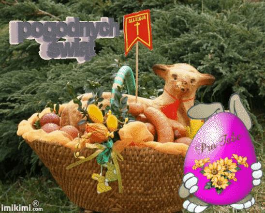 Kartki z życzeniami-Wesołych Świąt - Wielkanoc.gif