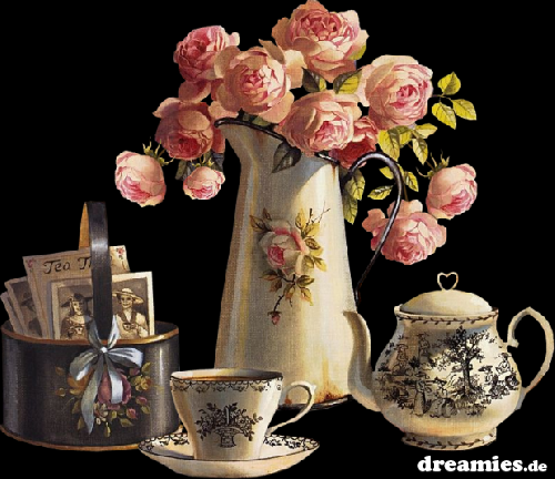 gify-kawa kwiaty - kawa dzbanek kwiaty rozeee99.gif