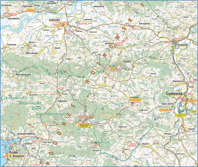 Mapy turystyczne i przewodniki - POGÓRZE ROŻNOWSKIE - Mapa turystyczna.jpg