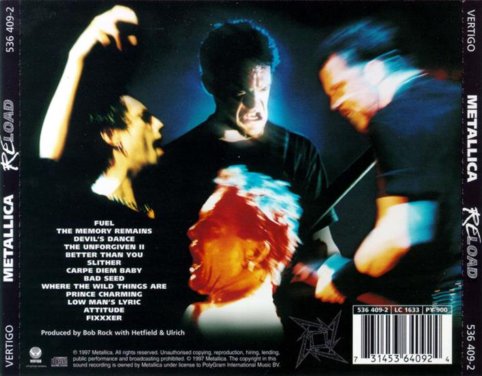 Metallica - 1997 - Reload - Metallica - 1997 - Reload - Back.jpg
