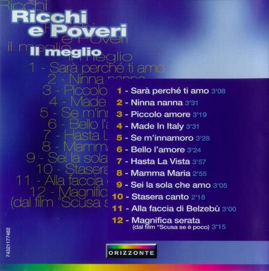 Ricchi e Poveri - Il Meglio Volume 2 1998 - Inside.jpg