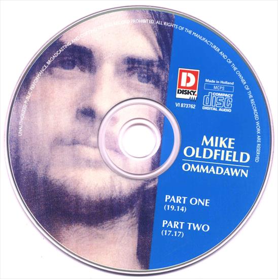Mike Oldfield - Ommadawn 1975 - Mike Oldfield - Ommadawn - cd.jpg