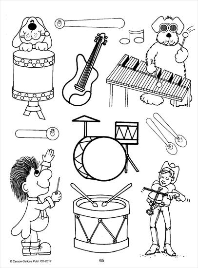 instrumenty, nuty - instrumenty, muzyka - kolorowanka2 4.jpg