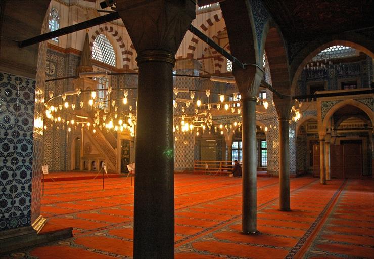 Architecture - Rustem Pasha Mosque in Istanbul - Turkey interior.jpg