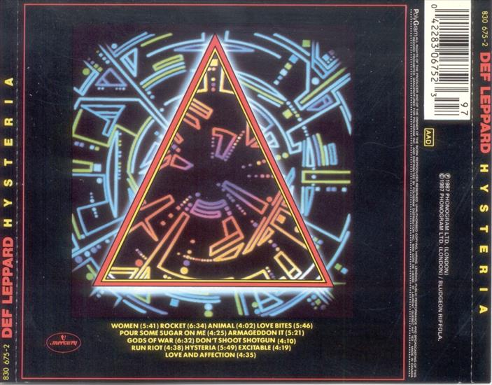 Def Leppard 1987  Hysteria lucek583 - Album  Def Leppard - Hysteria back.jpg