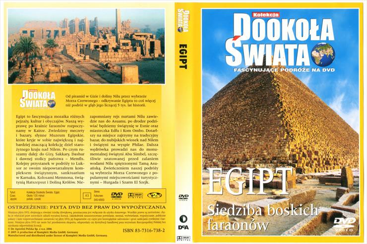Dookoła Świata - kolekcja okładki,opisy - Dookoła Świata 009 Egipt - Siedziba boskich faraonów1.jpg
