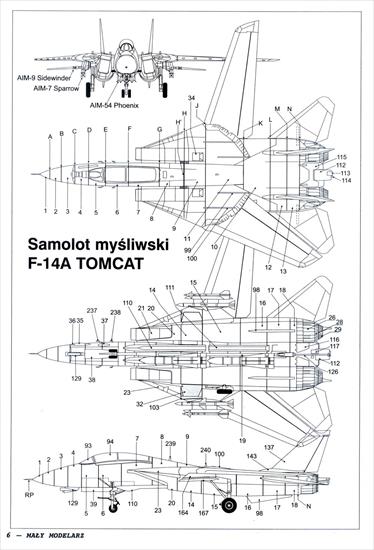 Maly Modelarz 2004.07-08-09 - Samolot mysliwski F-14 Tomcat - 06.jpg