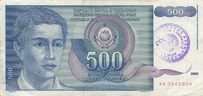 BOŚNIA I HERCEGOWINA - 1992 - 500 dinarów a.jpg