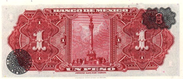 Meksyk - MexicoP56a-1Peso-1954-donatedcz_b.jpg